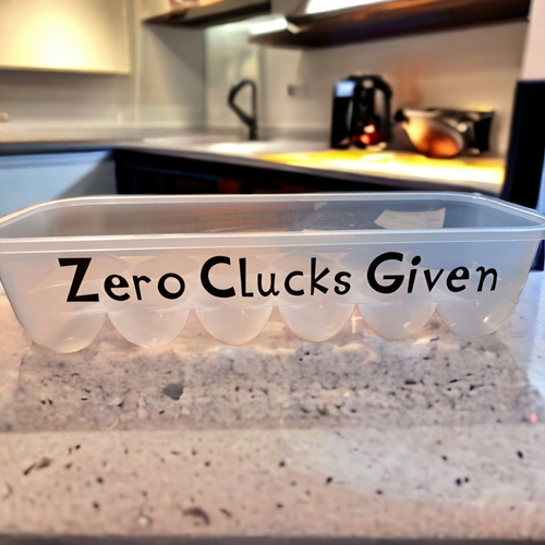 Zero Clucks Egg Carton