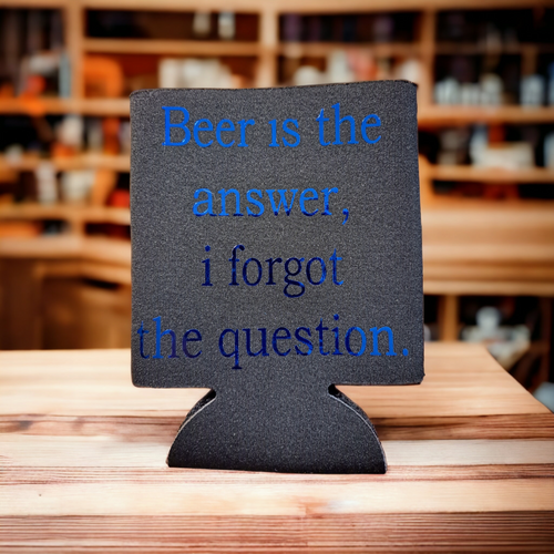 Beer is Answer Can Coozie