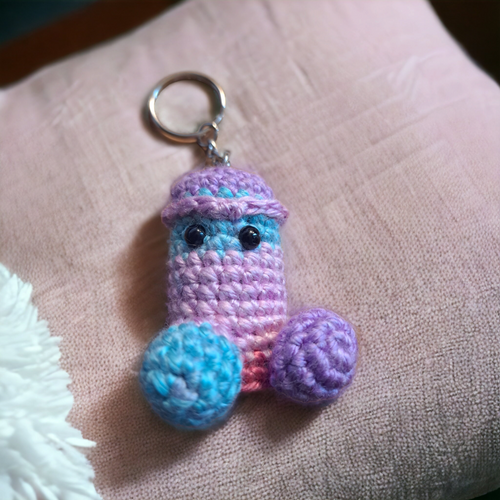 Crocheted Wiwi Keychain