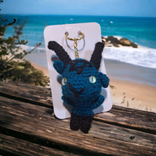 Crocheted Baphomet Keychain