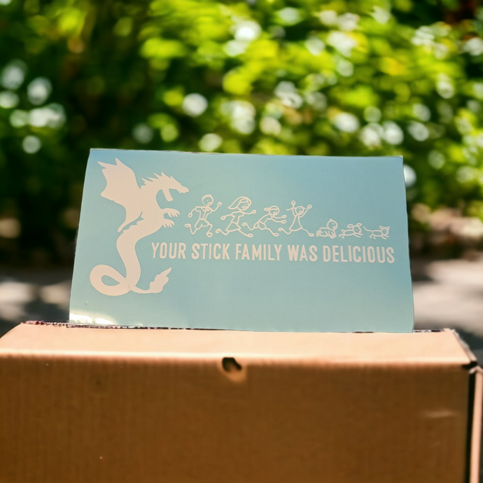 Dragon Family Car Sticker