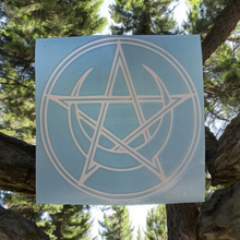 Moon Pentacle Car Sticker